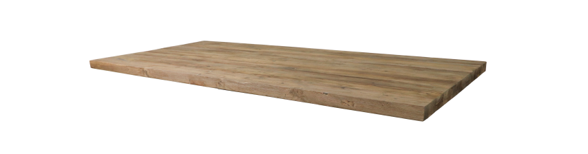 Rechthoekig tafelblad - 220x100 cm - teakhout